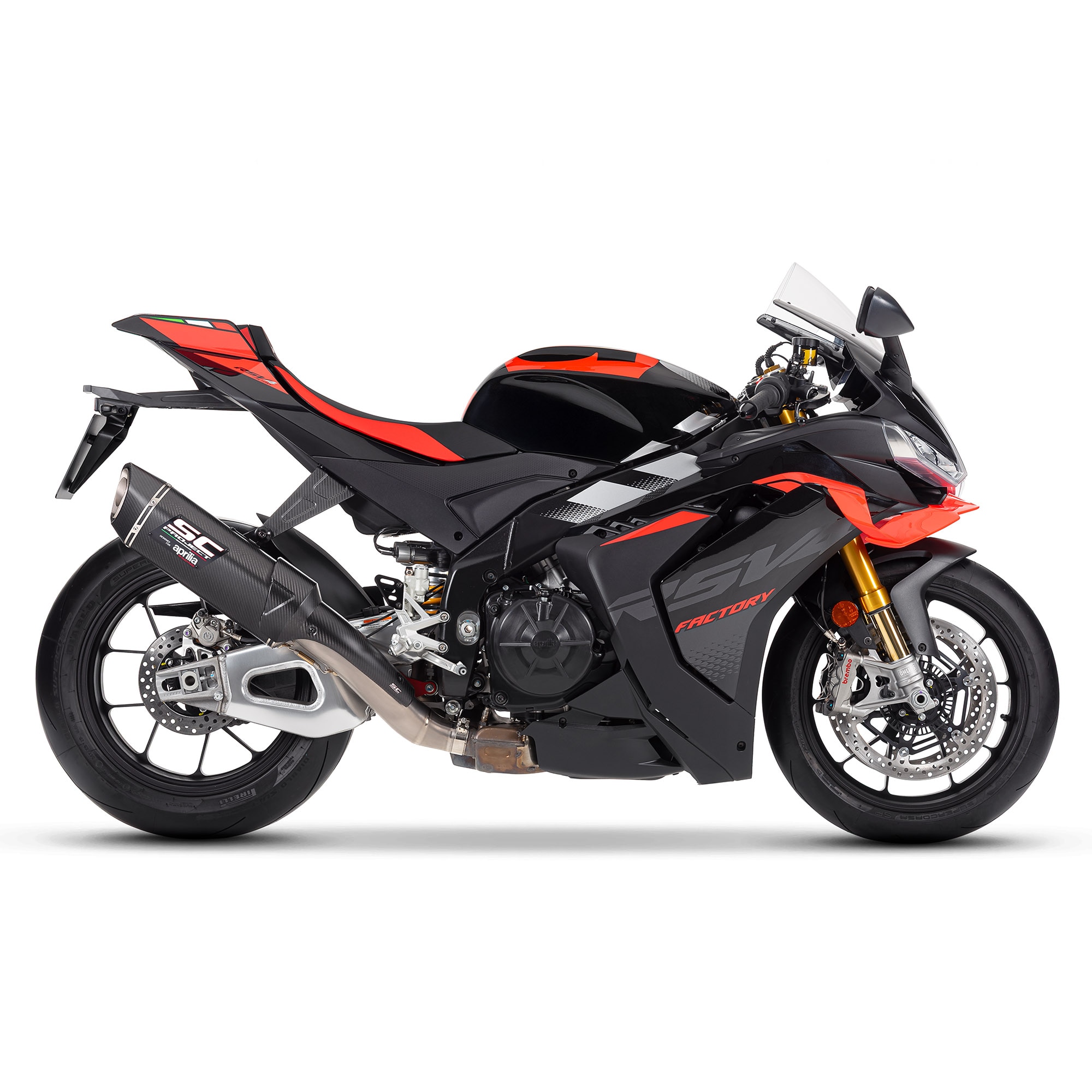 Slip-on silencer SC-Project Street Legal for Aprilia RSV4 / Tuono V4 1100 (25-)