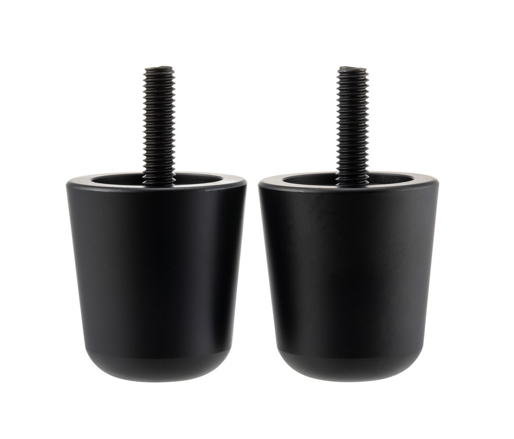 Handlebar end weights for Vespa, black matt