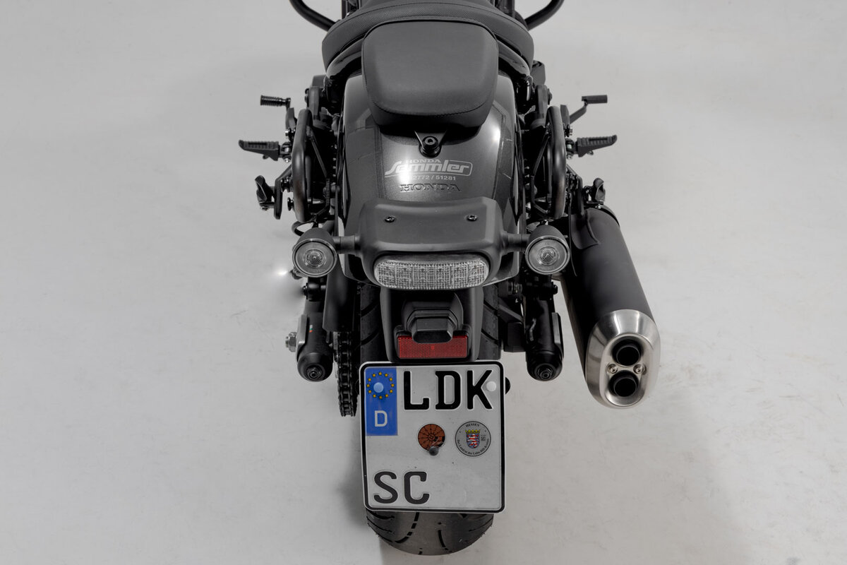 Legend Gear side bag system LC Black Edition for Honda CMX 1100 Rebel /SE (21-)