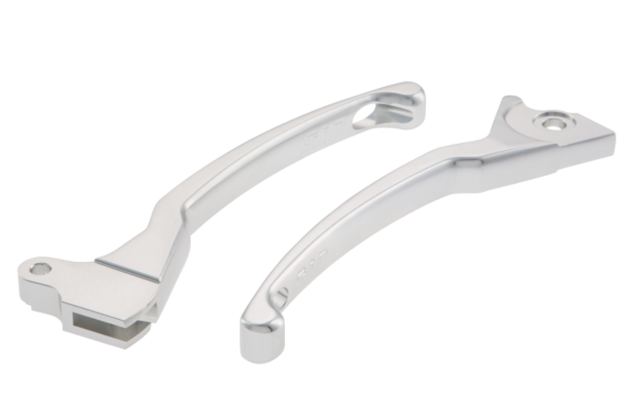Sport lever set brake left/right for Vespa LX/LXV/S/Primavera/Sprint 50-150ccm, silver