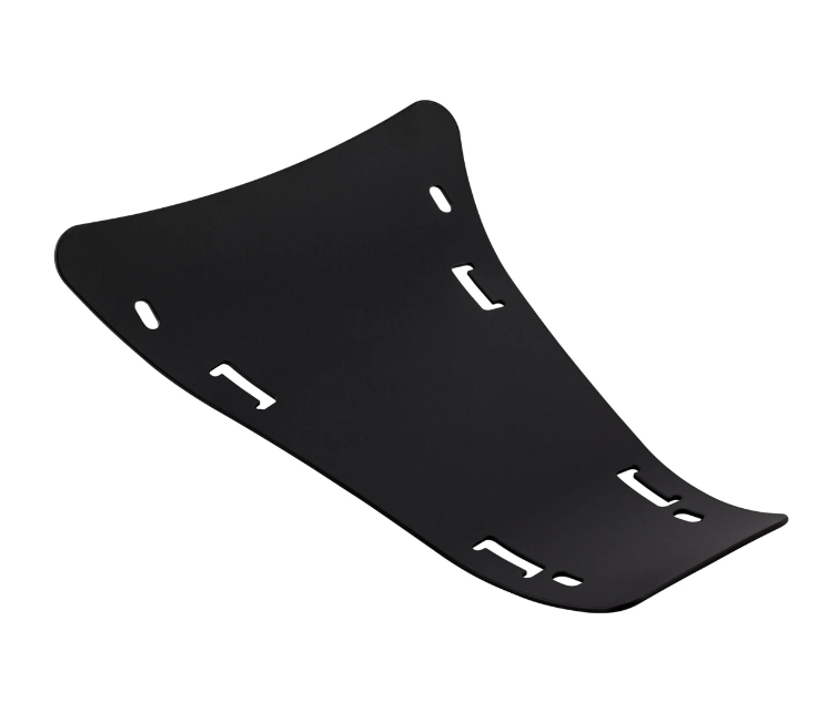 Luggage rack step-through Footplate 2.0 for Vespa GTS/GTS Super/GTV/GT, black matt
