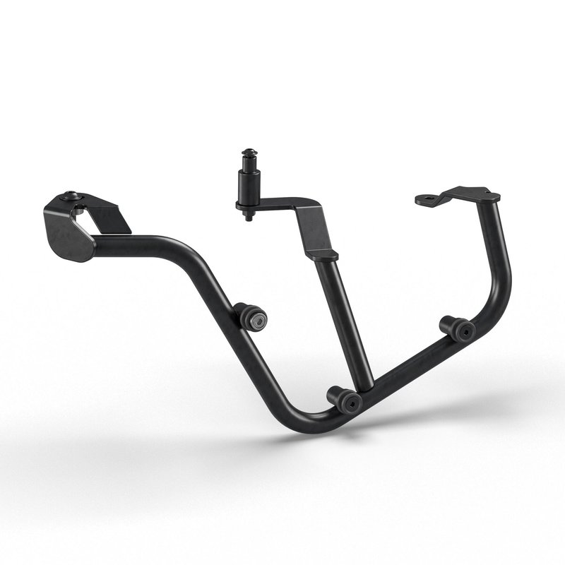 Carrier for soft side bags for the left side for Yamaha XSR 700