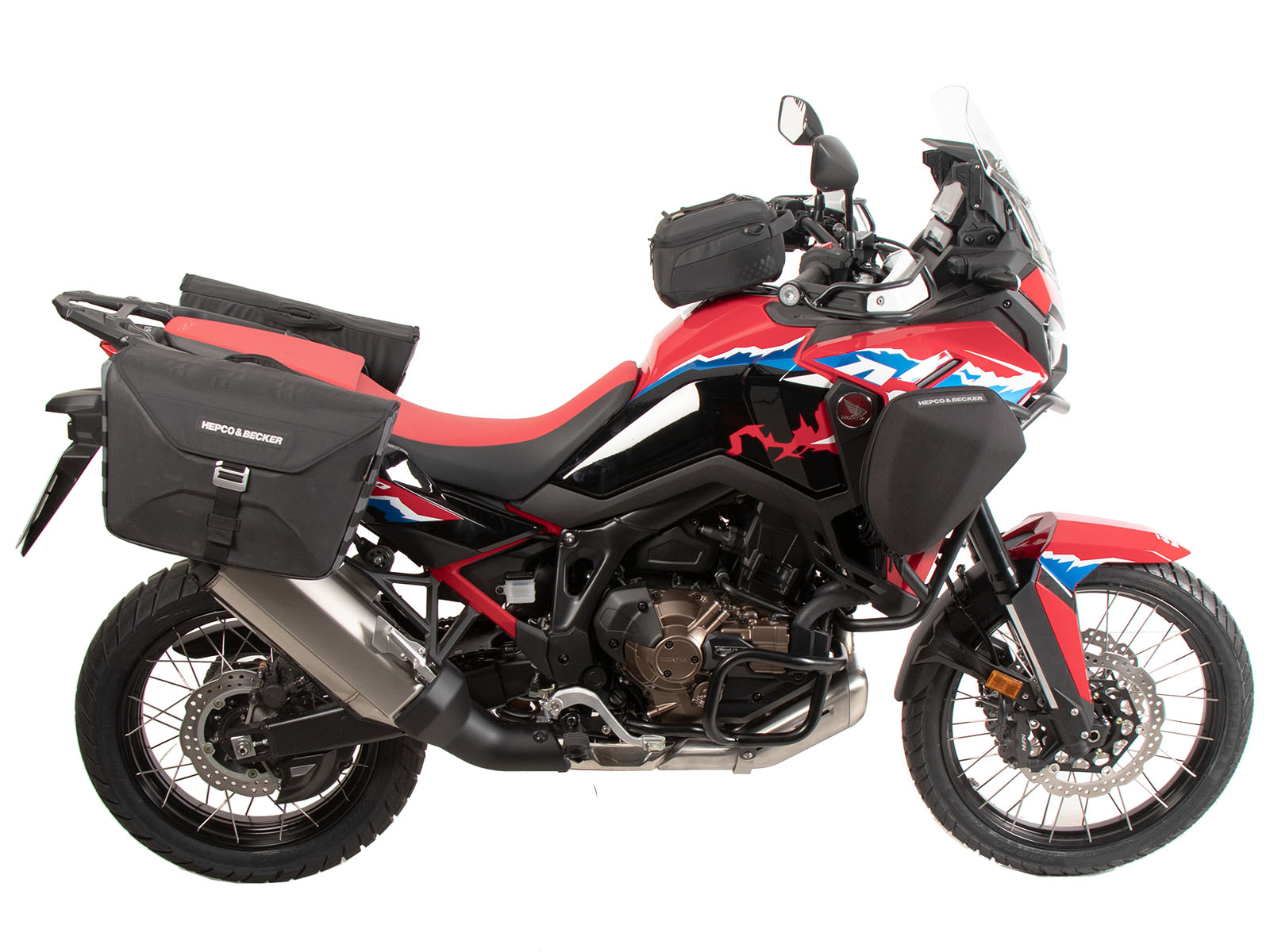 C-Bow side carrier black for Honda CRF 1100 L Africa Twin (24-) Hepco & Becker