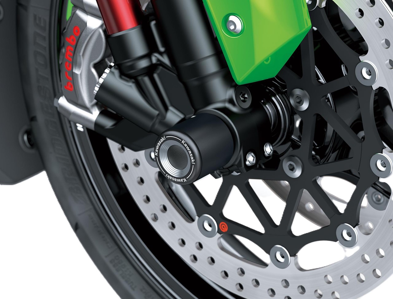 Axle guard front wheel Ninja ZX-10R/RR Original Kawasaki