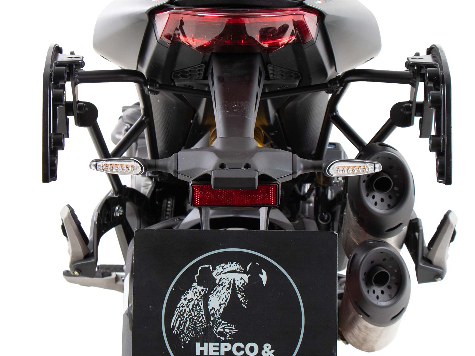 C-Bow side carrier black for Ducati Monster 937 / 937+ (21-) Hepco & Becker