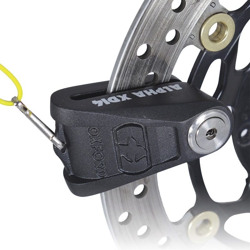 Oxford Alpha XD14 Brake Disc Lock - Ø14mm Black