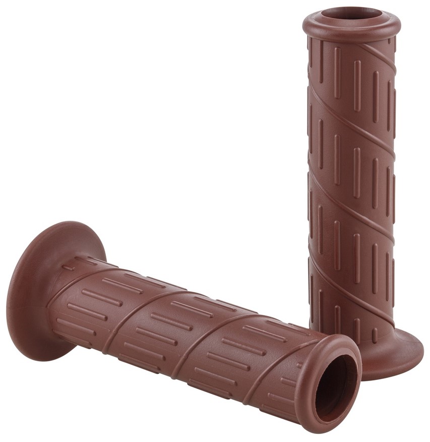 Grips for Vespa GTS/GTS Super/GT/GT L 125-300cc, tobacco brown