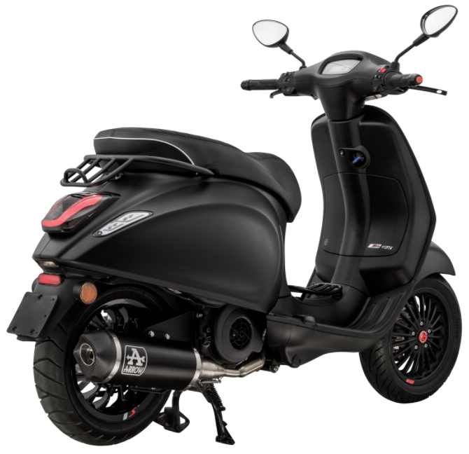 Luggage rack step through black for Vespa Primavera/Sprint 50-150ccm