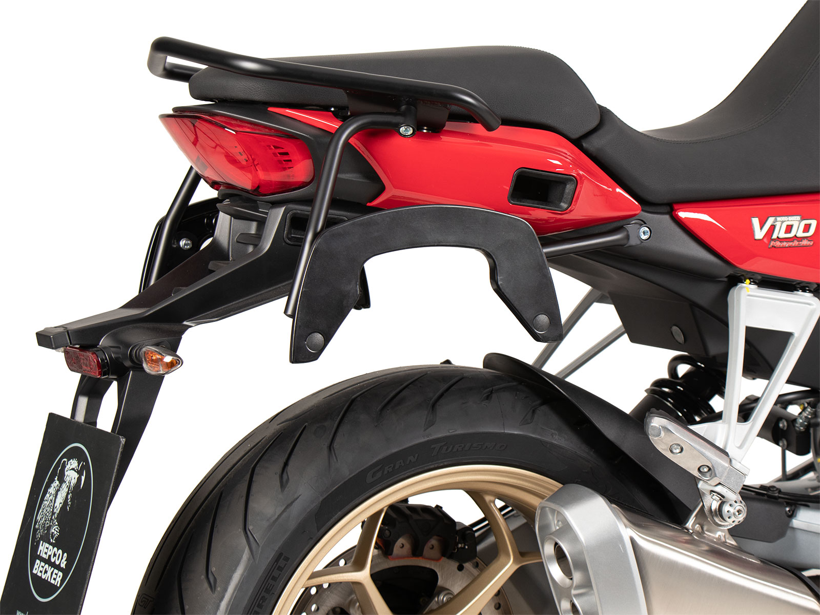 C-Bow side carrier for Moto Guzzi V 100 Mandello Hepco & Becker