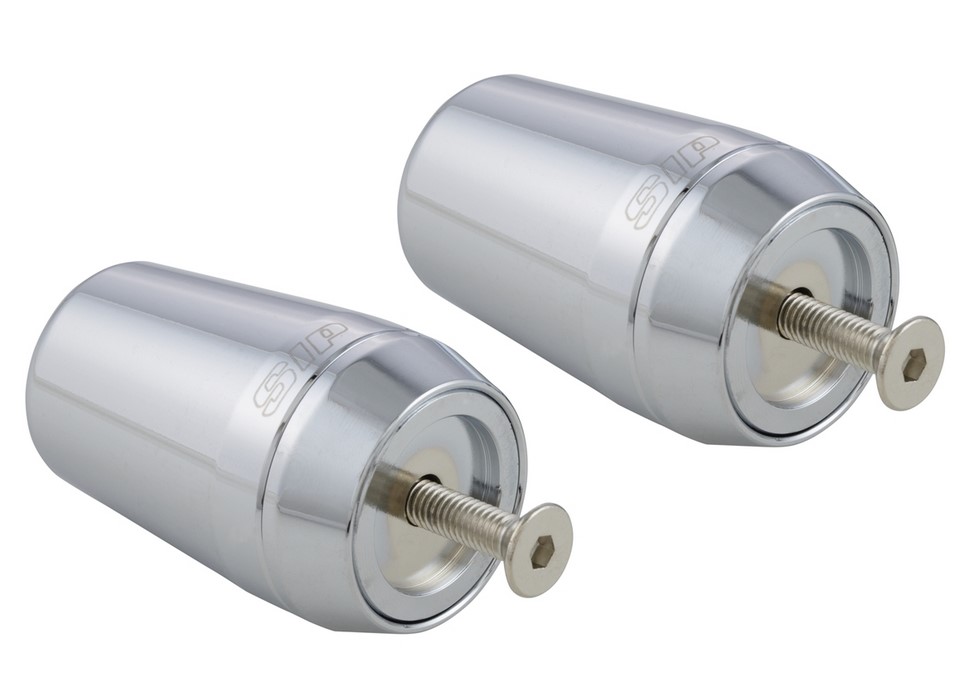 Handlebar end weights for Vespa GTS/GTS Super/GTV/GT 60/GT/GT L 125-300cc, chrome