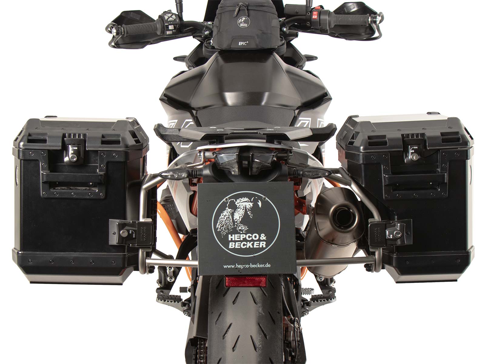 Side case set incl. carrier for KTM 890 SMT (23-) Hepco & Becker