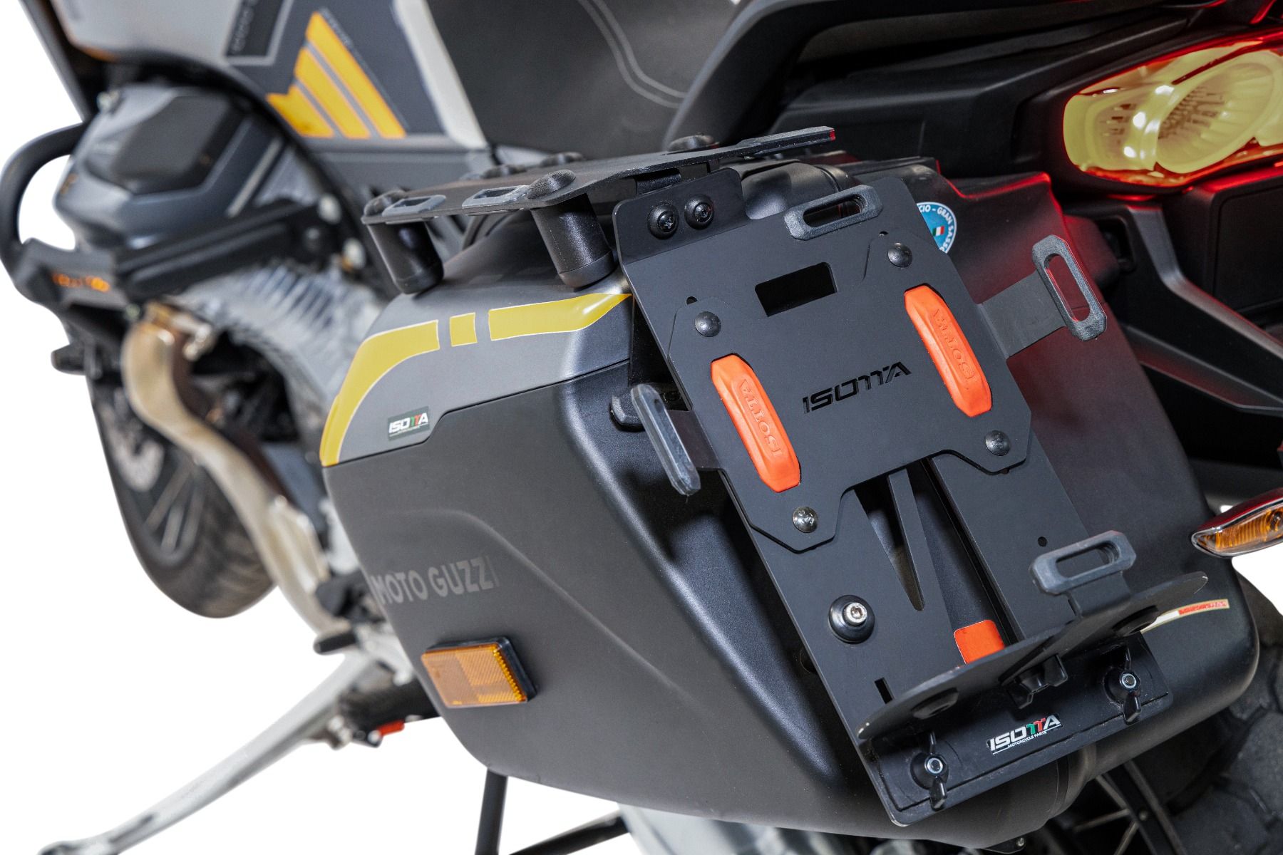 Canister / bag holder for Moto Guzzi Stelvio 1000