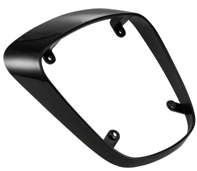 Frame tail light for Vespa Primavera/Sprint 50-150cc ('18-), black glossy