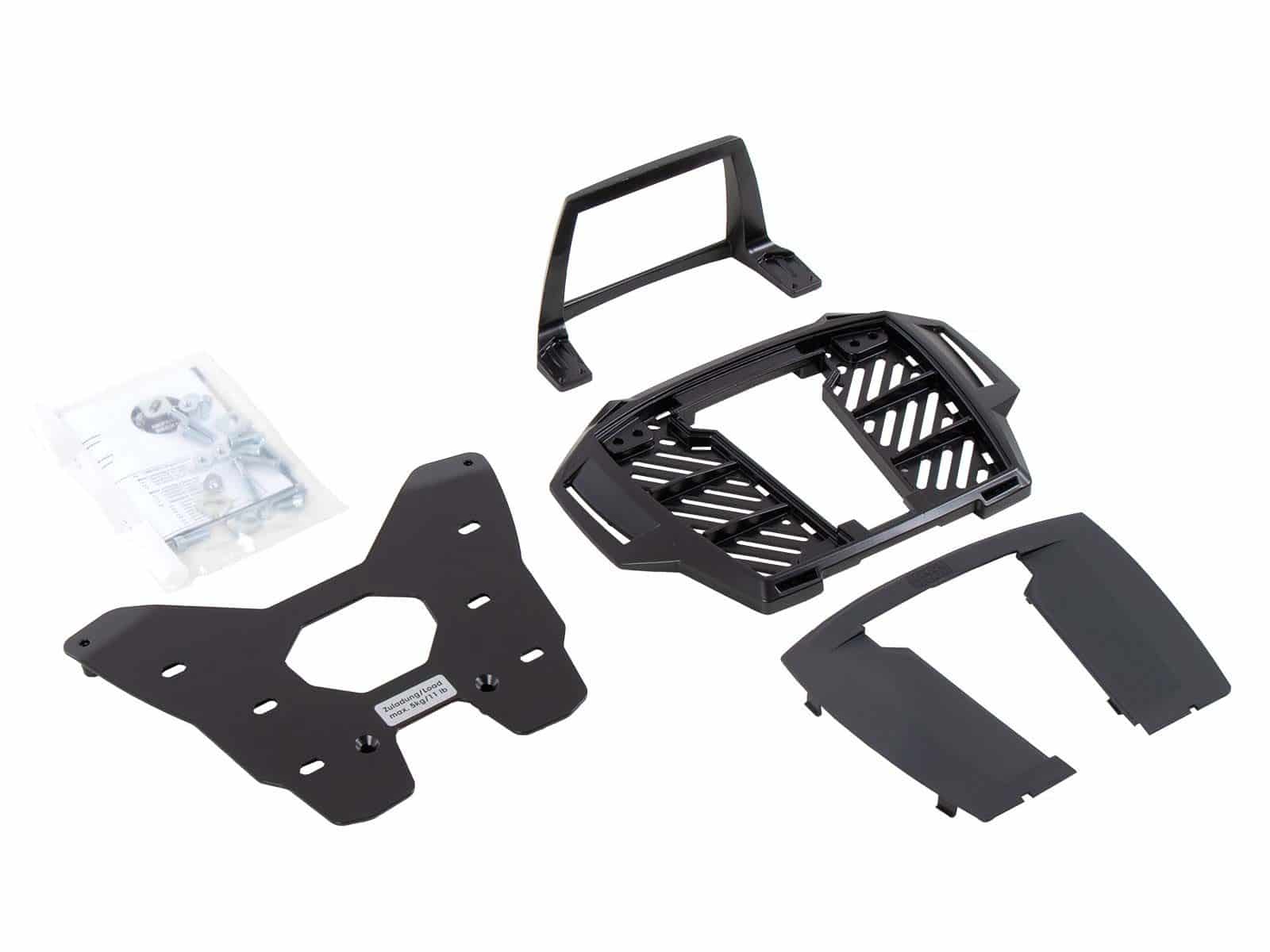 Alurack top case carrier black for BMW R 1200 GS LC (13-18) Hepco & Becker