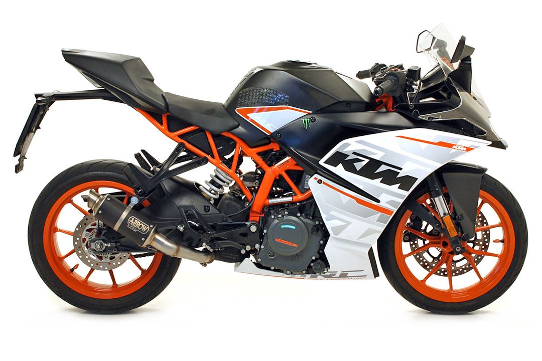 ARROW exhaust DARK GP2 for KTM 125 / 390 Duke (17-)