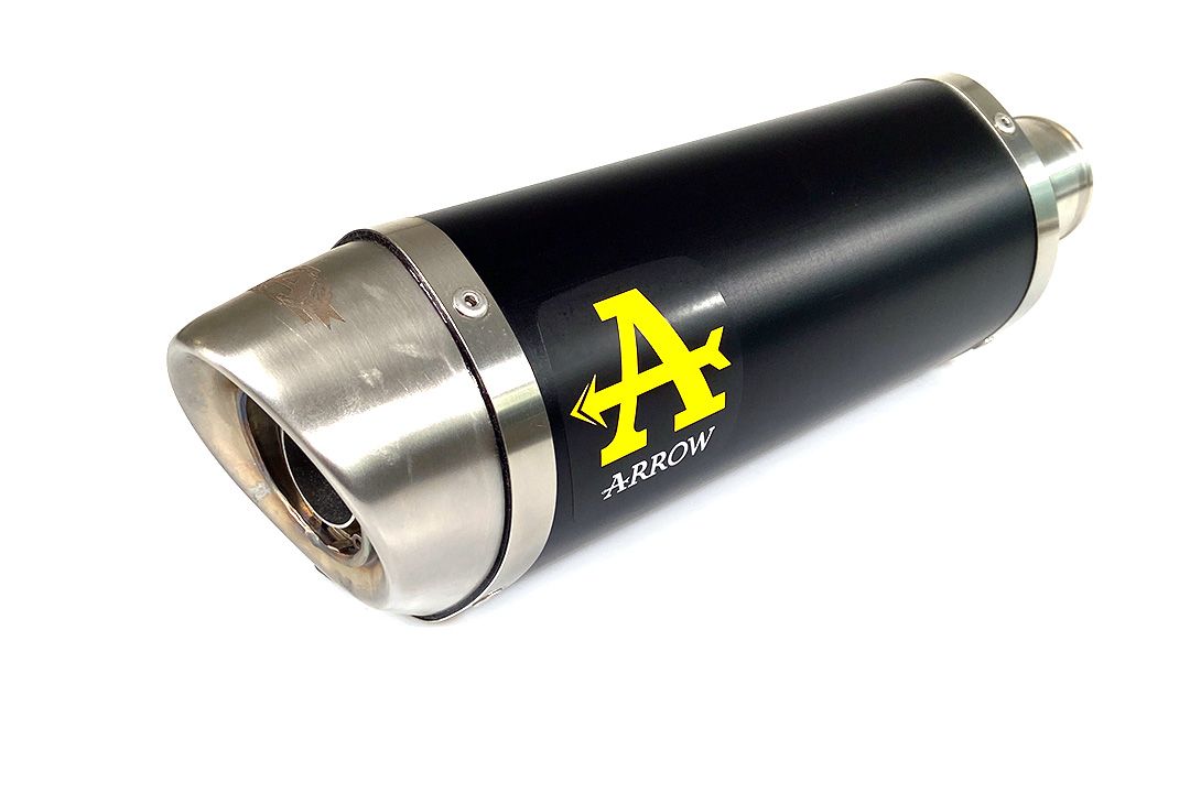 ARROW exhaust DARK THUNDER aluminum black for Yamaha MT-07 (21-)