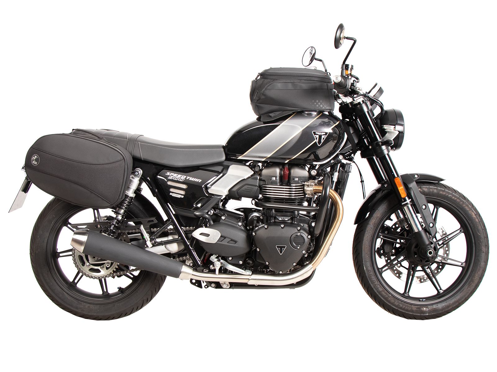 C-Bow side carrier black for Triumph Speed Twin 900 (25-) Hepco & Becker