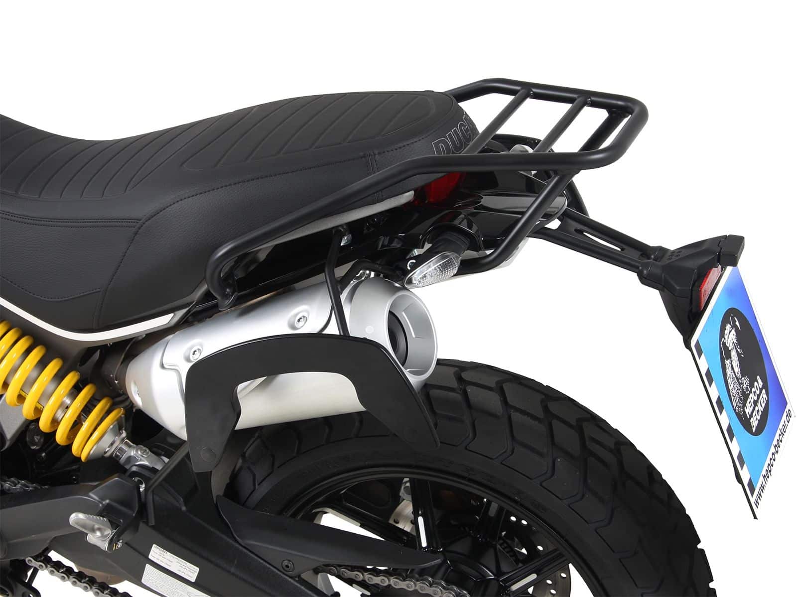 C-Bow side carrier black for Ducati Scrambler 1100 /Special /Sport (18-20) Hepco & Becker