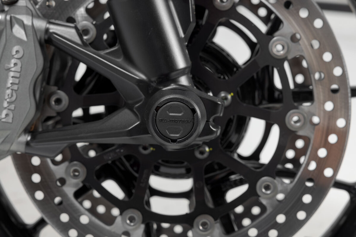 SW-Motech SW Motech crash pad kit for front axle Ducati models