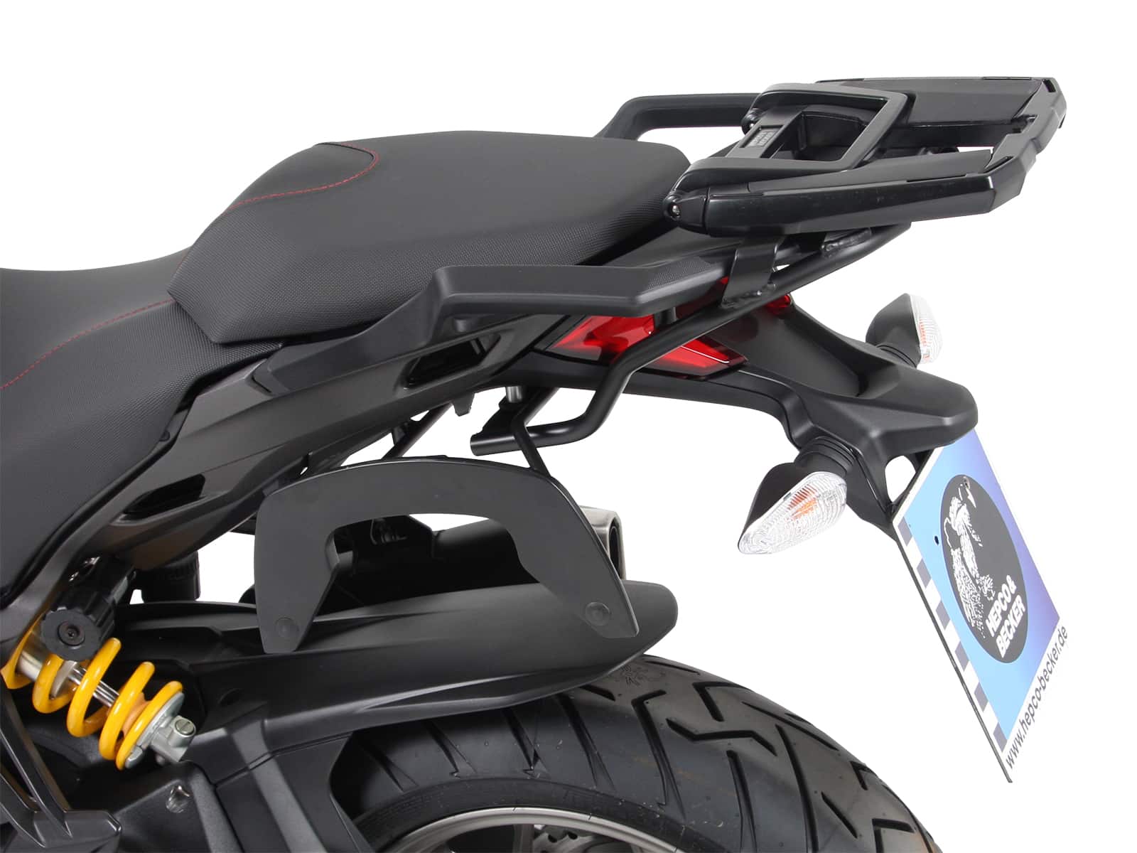 C-Bow side carrier black for Ducati Multistrada 950 /S (17-21) Hepco & Becker