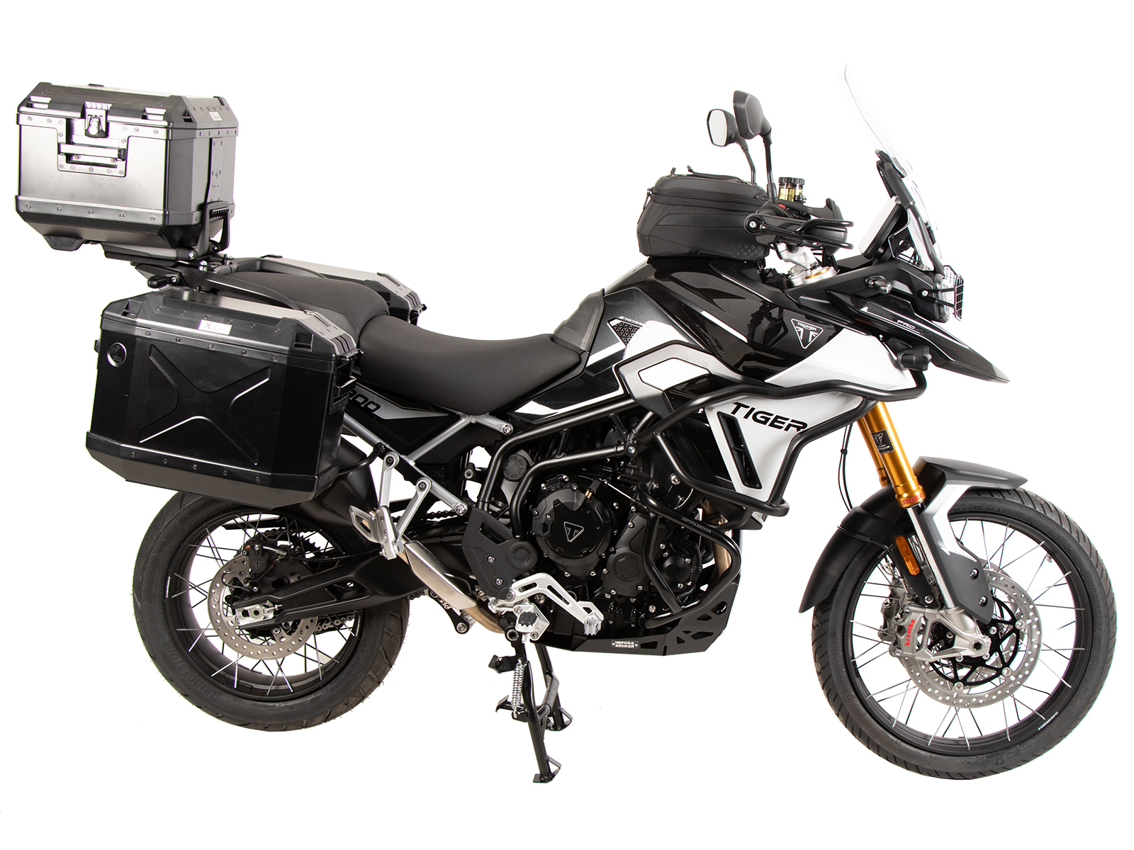 Alurack top case carrier for Triumph Tiger 900 Rally Pro (24-) Hepco & Becker