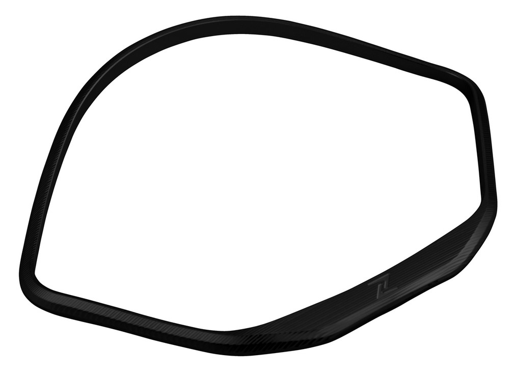 Decorative ring speedometer for Vespa GTS/GTS Super/GT/GT L 125-300cc (-'13), black