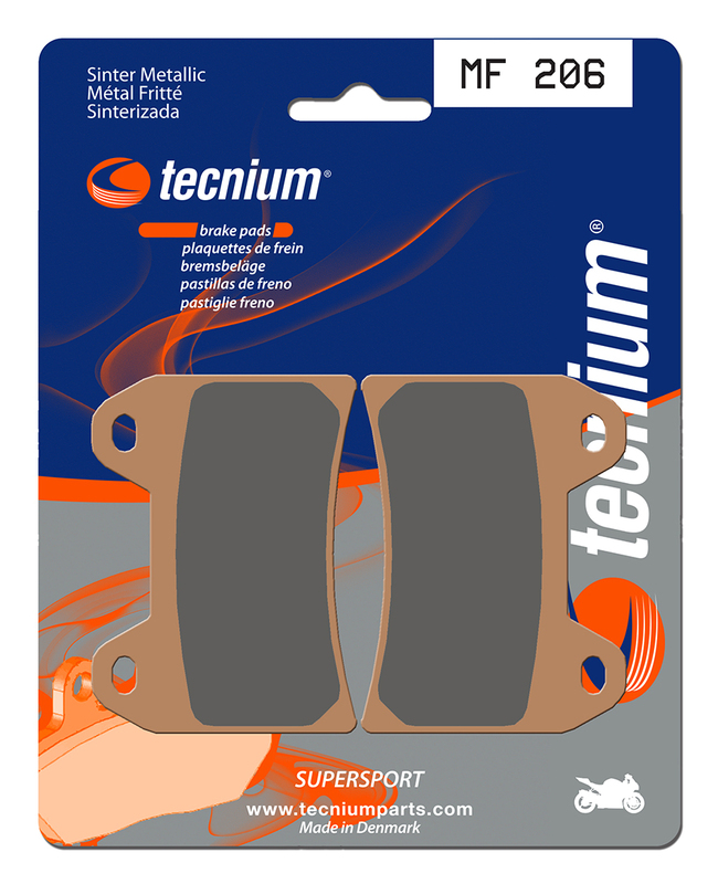 Tecnium Street Performance sintered metal brake pads - MF206
