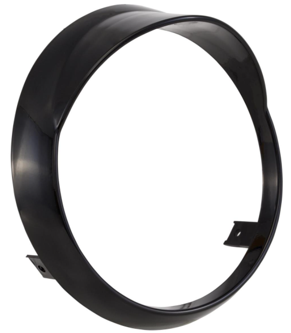 Lamp ring for Vespa Primavera 50-150cc 2T/4T, black glossy