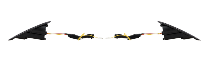 Turn signal kit front & rear for Vespa Primavera/Sprint 125-150cc 2T/4T AC, tinted