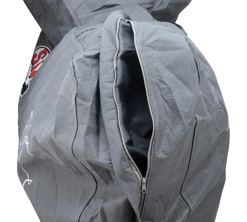 Folding garage Indoor PREMIUM 2.0 for Vespa ET2/ET4/LX/LXV/S/Primavera/Sprint, size L, gray