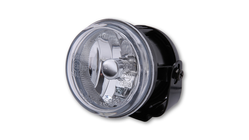 HIGHSIDER smart fog light black round, E-approved (1pc)
