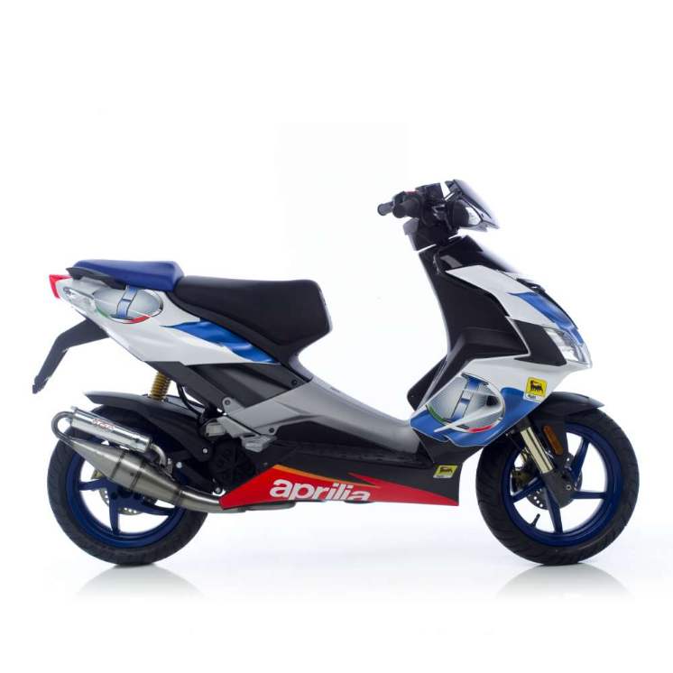LeoVince Exhaust System Hand Made TT, Steel, Full System for Aprilia / Piaggio