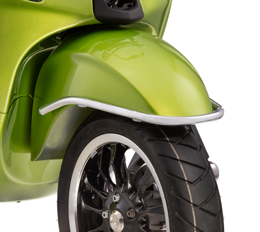 Front bumper fender for Vespa Primavera/Sprint/Elettrica 50-150cc, chrome