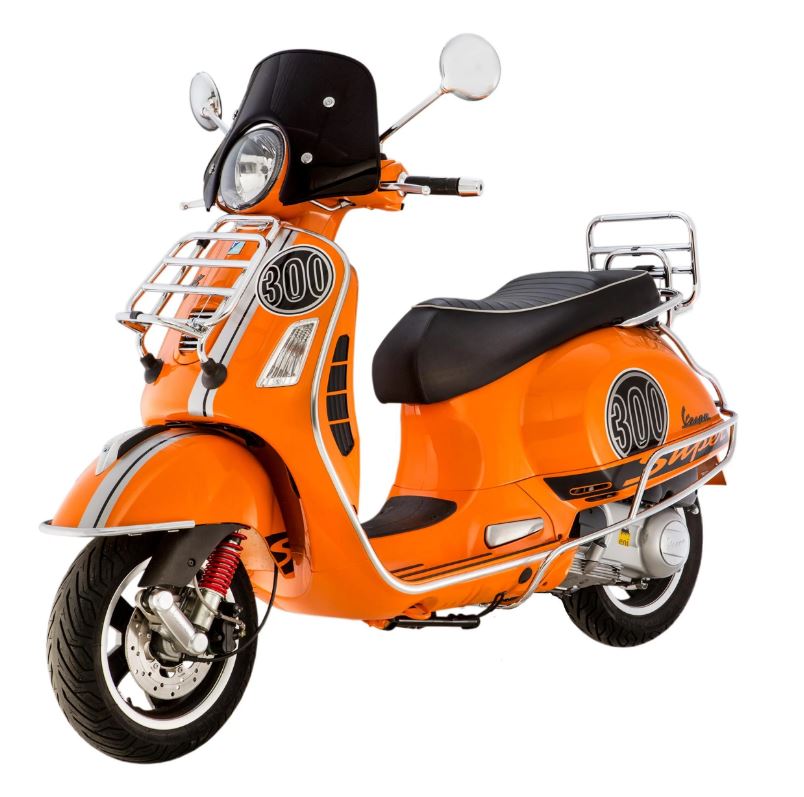 Flyscreen ERMAX Piccolo for Vespa GTS/GTS Super/GT/GT L (-'22), black tinted