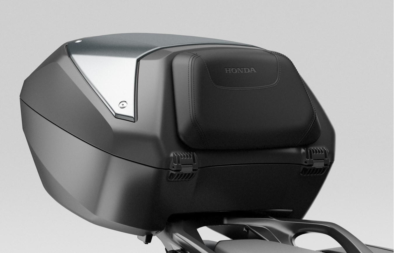 Back cushion black / black for 50 liter topcase original Honda