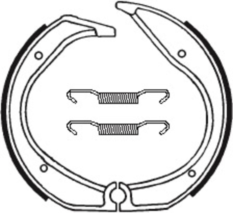 Tecnium Street organic brake shoes - BA140
