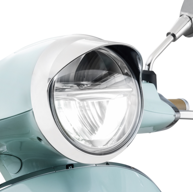 Lamp ring for Vespa Primavera 50-125cc 2T/4T, chrome