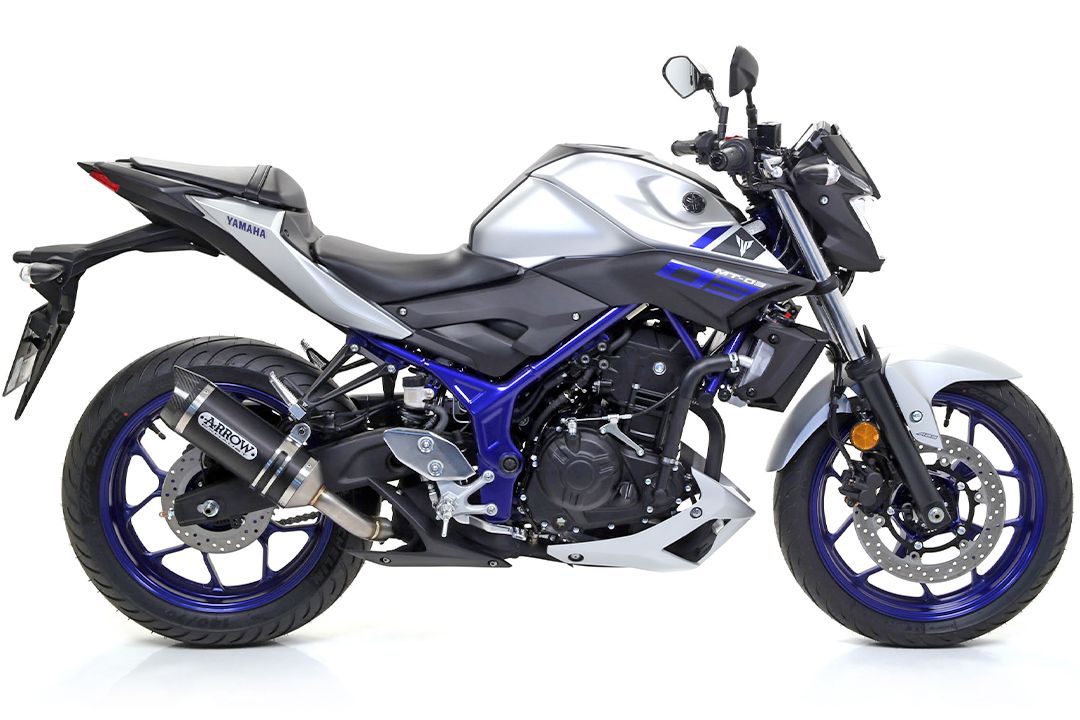 ARROW exhaust DARK THUNDER for Yamaha MT-03 / YZF-R3 (15-)