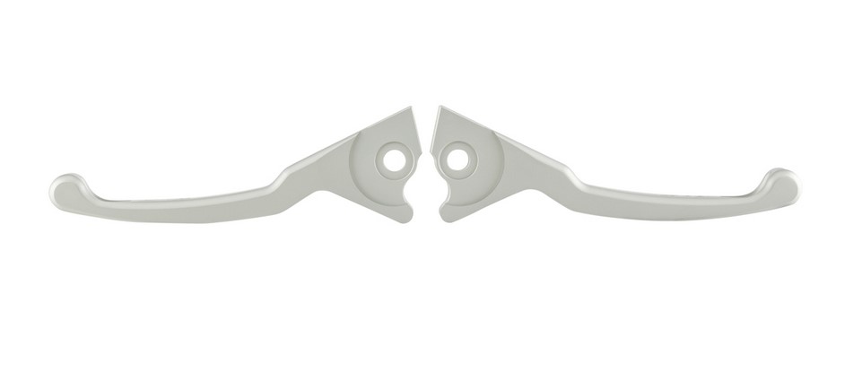 Sport lever set brake Shorty for Vespa, right and left, silver matt