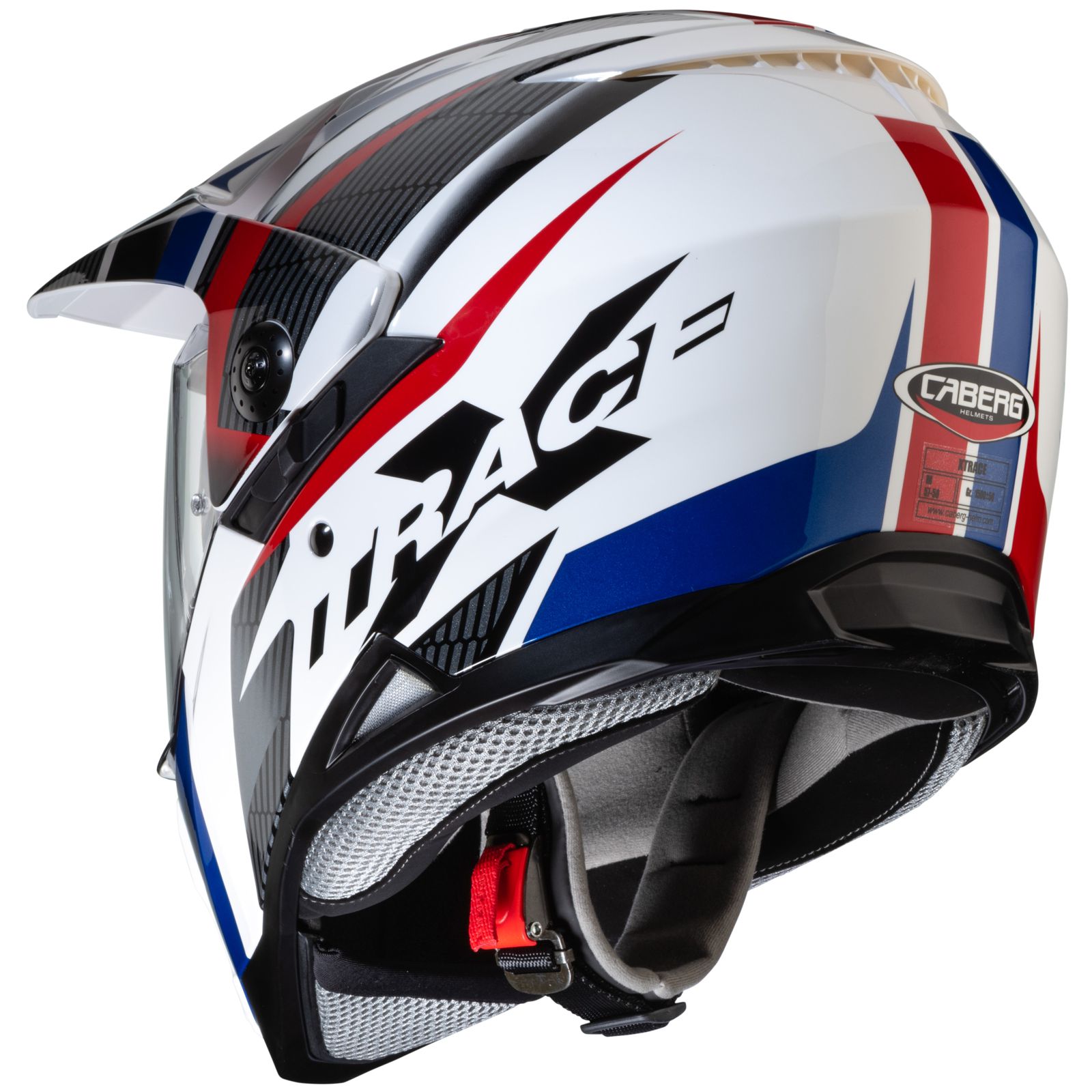 Caberg Helmet Xtrace Savana, white / red-blue