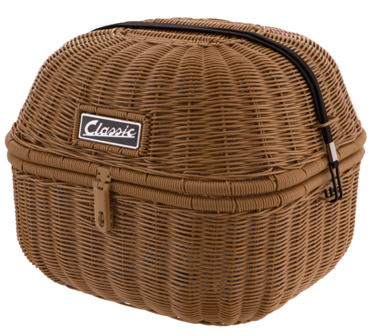 Luggage basket Classic for Vespa, brown