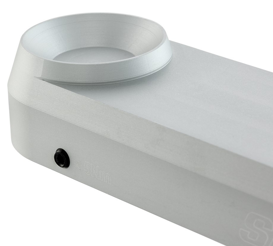 Swingarm cover for Vespa, silver matt