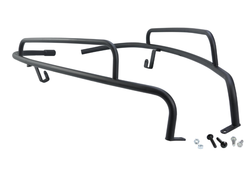 Crash bar side cover for Vespa LX/LXV/S 50-150cc, black