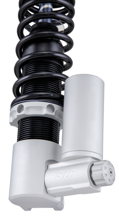 Shock absorber front for Vespa GTS/GTS Super/GTV/GT 60/GT/GT L 125-300ccm, silver matt