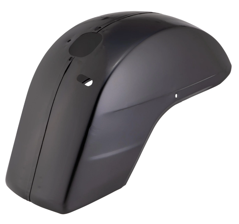 Mudguard FA ITALIA for Vespa PX 80-200cc, metal, black