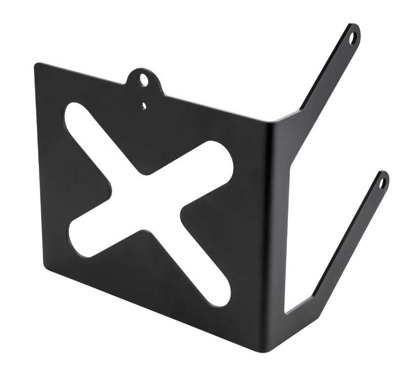 License plate holder side for Vespa GTS/GTS Super/GTV/GT, black matt