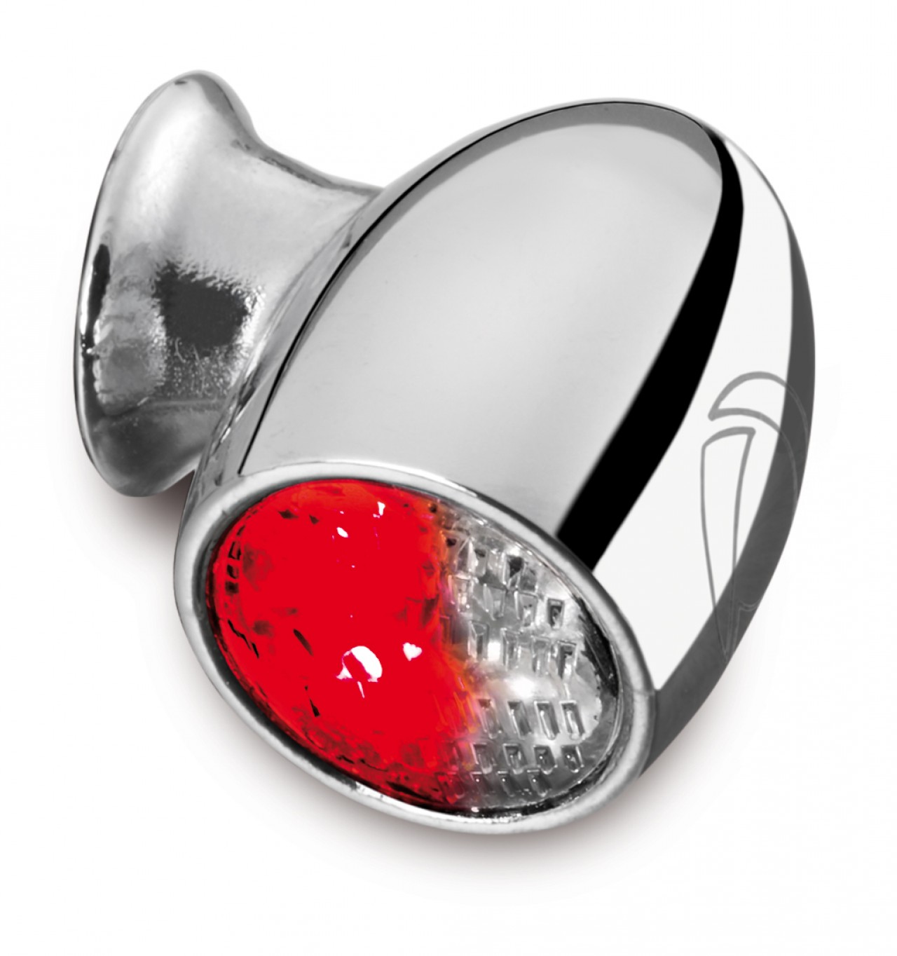 Kellermann turn signal, rear and brake light, Atto DF, steel, LED, HL/HR 12 V, shiny chrome
