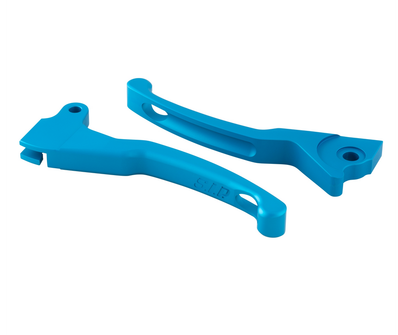 Sport lever set brake Shorty for Vespa LX /LXV /S /Primavera /Sprint 50-150ccm, blue matt