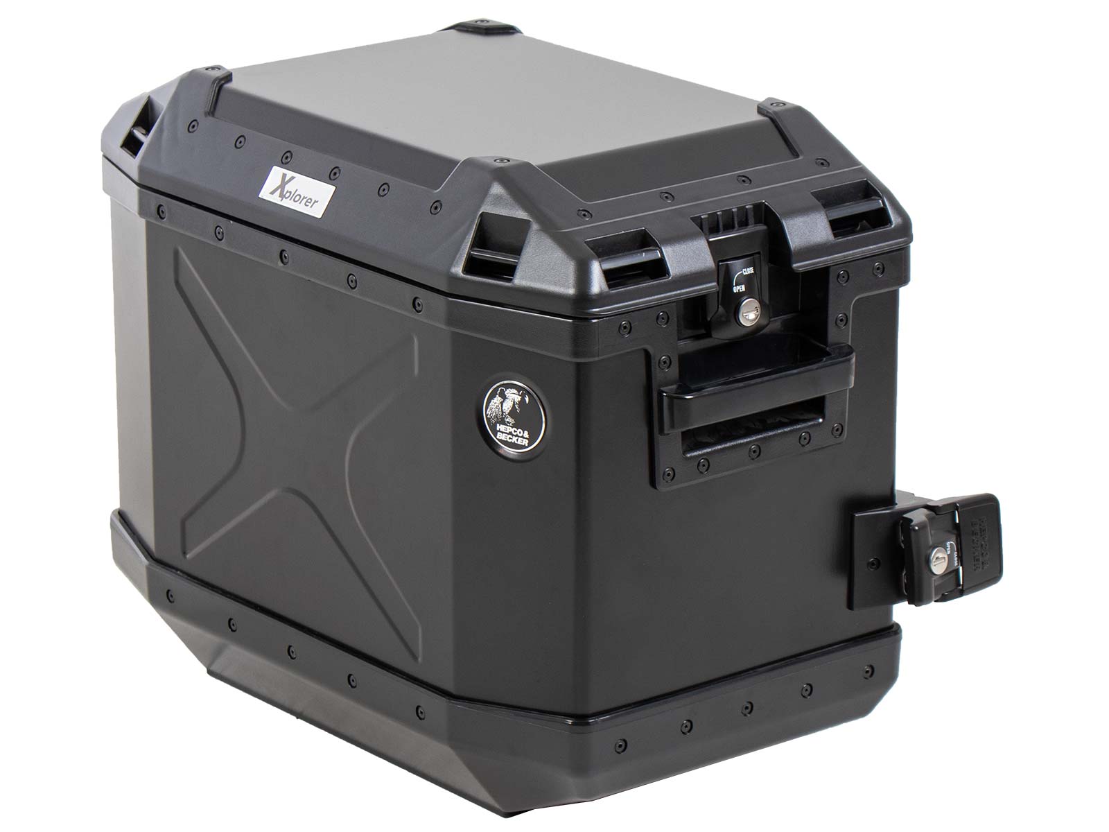 Side case Alu Xplorer 40 Cutout left black Hepco & Becker