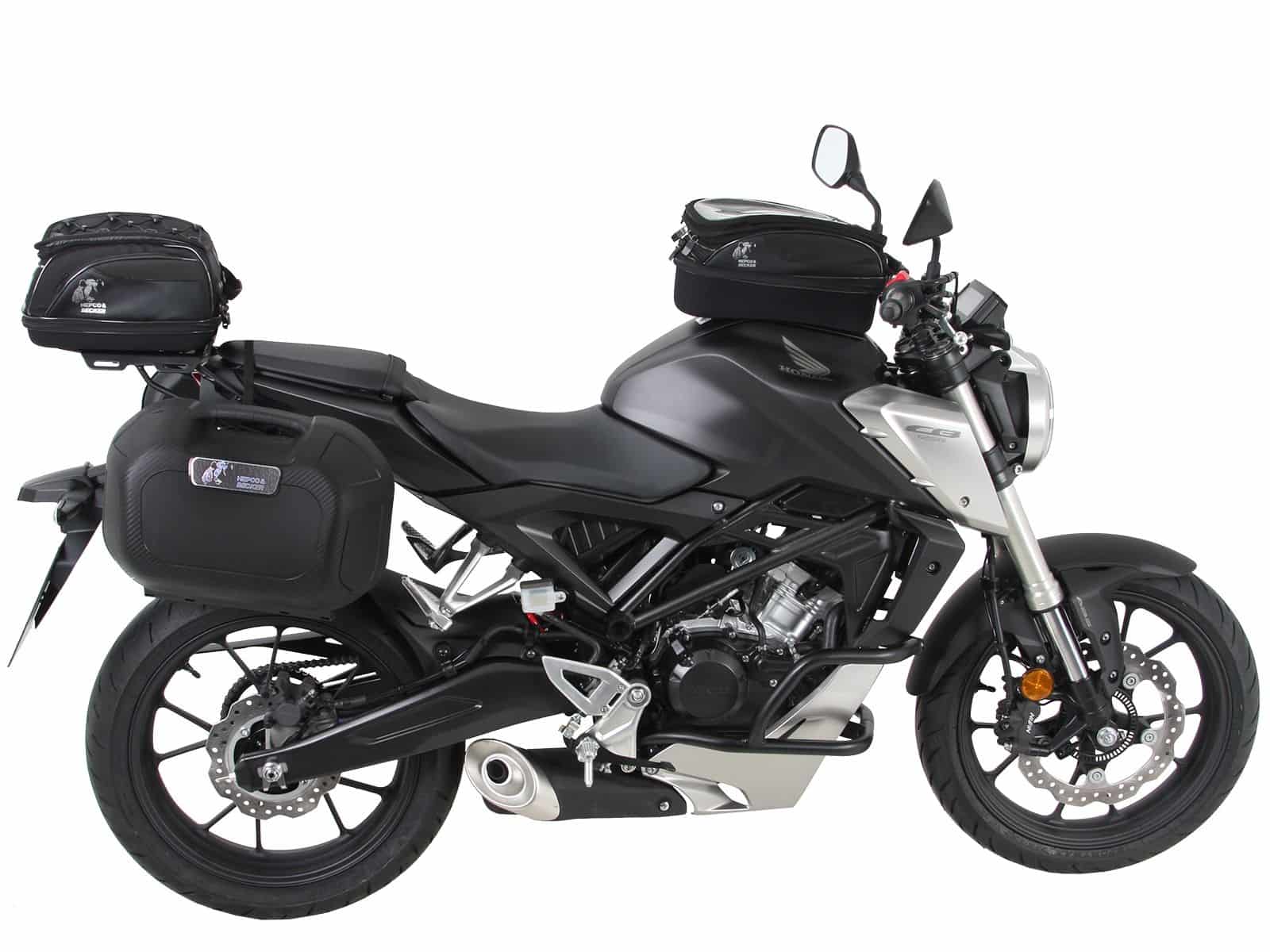 C-Bow side carrier black for Honda CB 125 R (18-24) Hepco & Becker